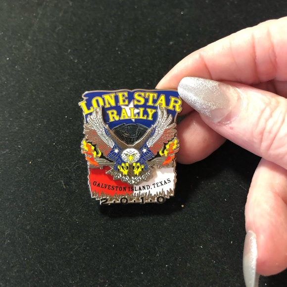 Lone Star Rally Galveston Island Texas motorcycle rally biker pin 2010 - Picture 2 of 6